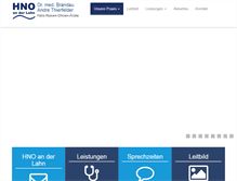 Tablet Screenshot of hno-wetzlar.com